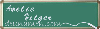 Amelie Hilger Visitenkarte